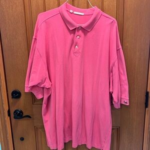 🍀Cutter & Buck 100% Cotton Piqué Knit Polo 4XLT🍀